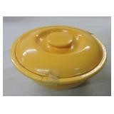 Kitchen Kraft 8 1/2" casserole, yellow