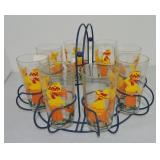 Vintage Fiesta Mexicana glass go along