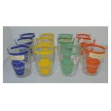 Vintage Fiesta Mexicana glass go along