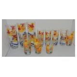 Vintage Fiesta Mexicana glass go along