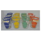 Vintage Fiesta Mexicana glass go along