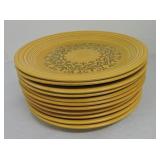 Vintage Fiesta 10" plate group, 12 Casualstone,