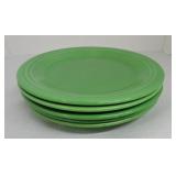 Vintage Fiesta 10" plate group, 5 medium