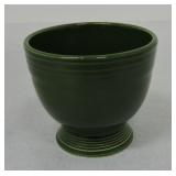 Vintage Fiesta egg cup, dark green