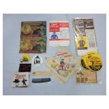 Hopalong Cassidy and Zorro lot of novelties