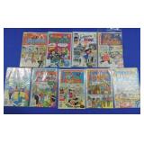 Fawcett lot of 9 Archie Series comic books: