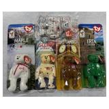 Lot of 5 Ty Beanie Babies