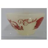 Fire King Davy Crockett cereal bowl