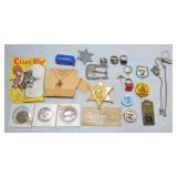 Lot of novelties: Roy Rogers, Hopalong Cassidy,