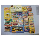 Lot of Matchbox cars with boxes/package