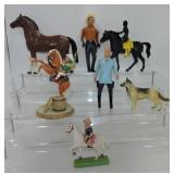 Lot of assorted horses & figures