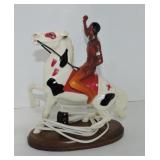 Hartland lighted horse with Indian rider