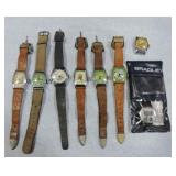 Roy Rogers and Dale Evans lot of 8 wristwatches