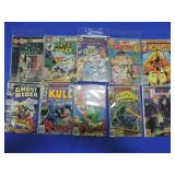 Charlton and Marvel lot of 10 comic books: