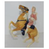 Hartland horse with lady rider