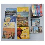 Roy Rogers lot of 45 rpm records, cassette