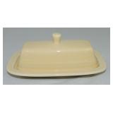 Fiesta Post 86 butter dish, ivory