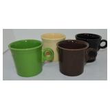 Fiesta Post 86 lot of 4 mugs