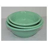 Fiesta Post 86 3 pc prep bowl set, seamist