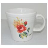 Fiesta Post 86 mug with rose decal
