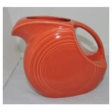 Fiesta Post 86 disc water pitcher, persimmon