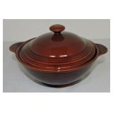 Vintage Fiesta Amberstone casserole