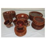 Vintage Fiesta Amberstone lot of 69 pieces