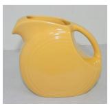 Vintage Fiesta disc juice pitcher, yellow