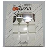 Fiesta Post 86 4 pc hostess set, white
