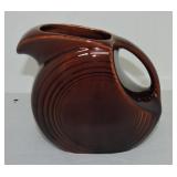 Vintage Fiesta Amberstone disc water pitcher