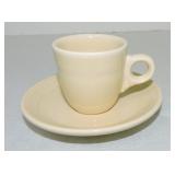 Fiesta Post 86 AD cup & saucer, ivory