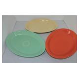 Fiesta Post 86 lot of 3 - 13" oval platters, mixed