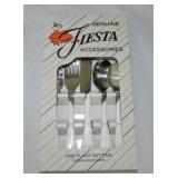 Fiesta Post 86 5 pc flatware set, white
