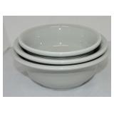 Fiesta Post 86 3 pc mixing bowl set, gray