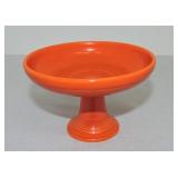 Vintage Fiesta sweets comport, red