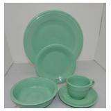 Fiesta Post 86 5 pc place setting, seamist