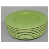 Fiesta Post 86 lot of 8 pasta bowls, charteuse