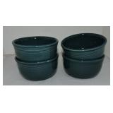 Fiesta Post 86 set of 4 gusto bowls, juniper