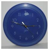 Fiesta Post 86 plate clock, sapphire