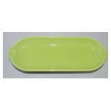 Fiesta Post 86 relish tray, chartreuse