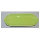 Fiesta Post 86 relish tray, chartreuse