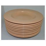 Fiesta Post 86 lot of 10 pasta bowls, apricot