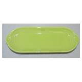 Fiesta Post 86 relish tray, chartreuse