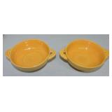 Vintage Fiesta cream soup, 2 yellow