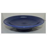 Vintage Fiesta 12" fruit comport, cobalt, rim