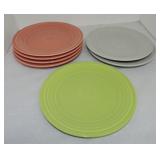 Vintage Fiesta 9" plate group, 7 - 50