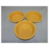 Vintage Fiesta lot of 3 - 8 1/2" nappy bowls,