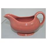 Vintage Fiesta sauce boat, rose