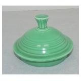 Vintage Fiesta coffee pot lid, green
