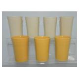 Vintage Fiesta juice tumbler group, 4 ivory,